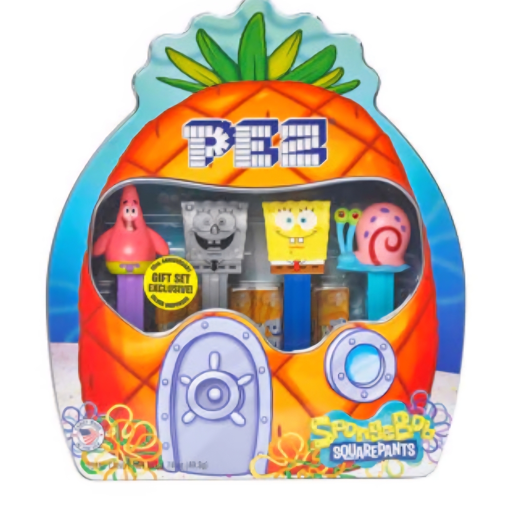 SpongeBob SquarePants PEZ Candy Dispenser Set
